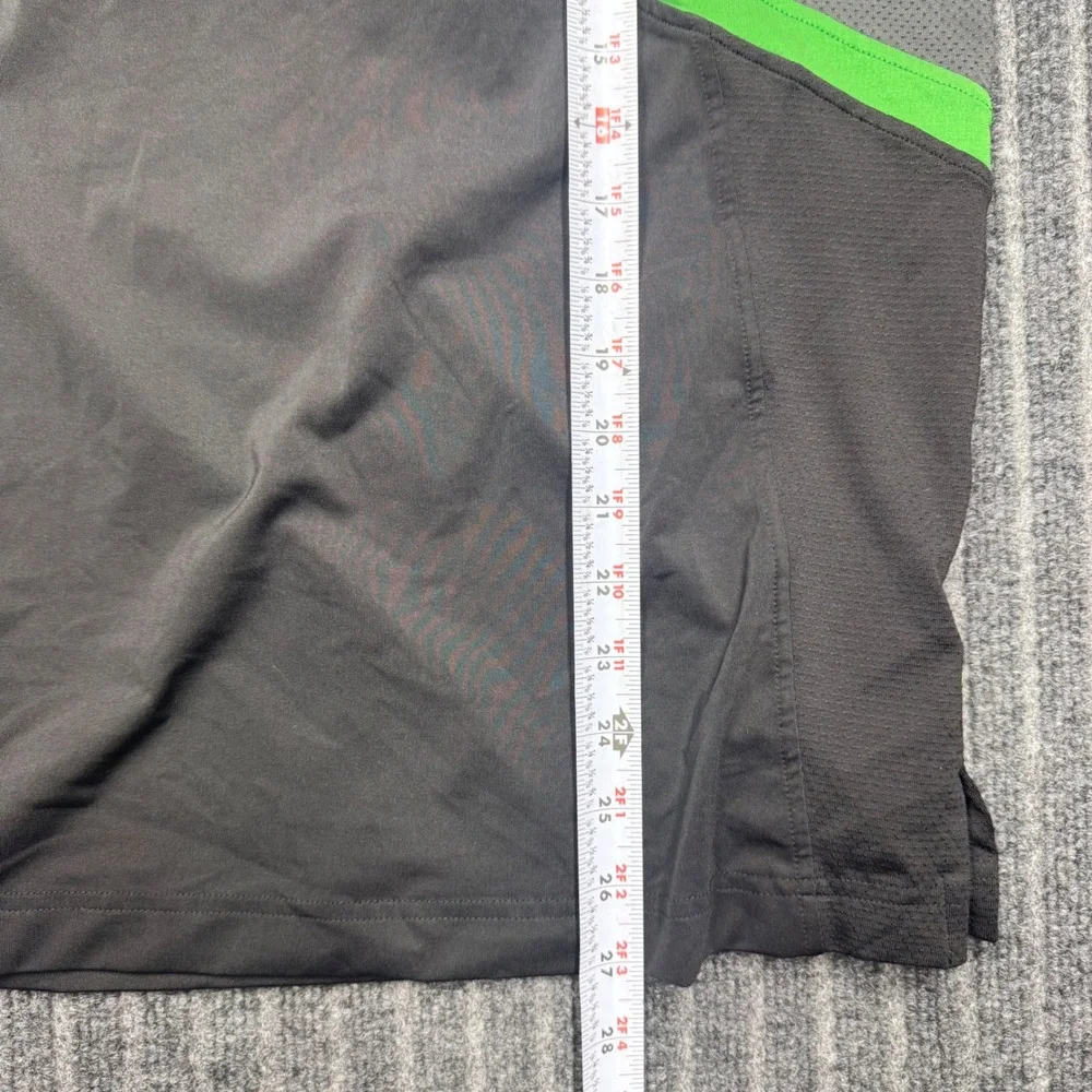 Jordan Mens Training Dri-FIT Shirt Size M Black Grey Neon Green 383534-018